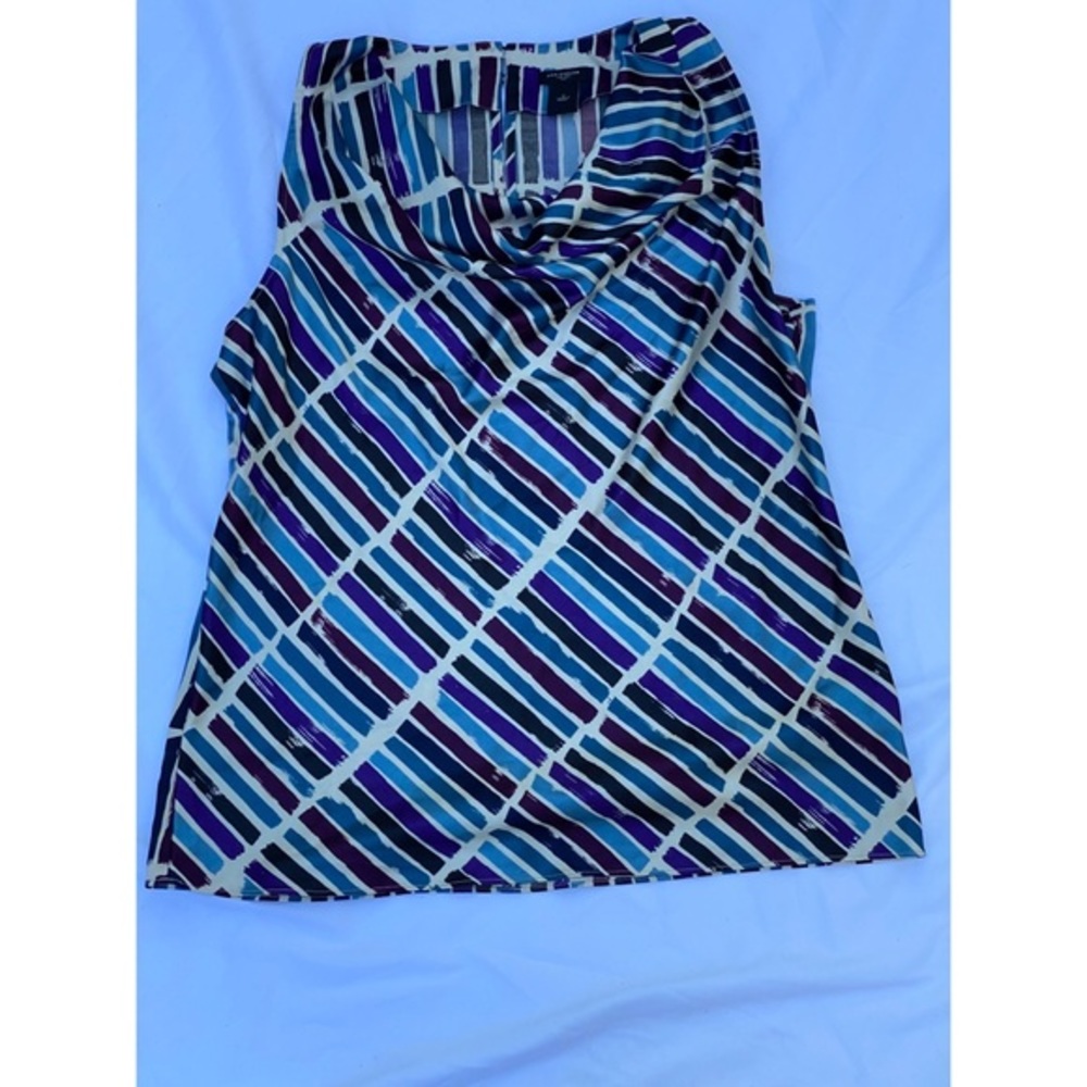 Ann Taylor Cowl Neck Sleeveless Blouse